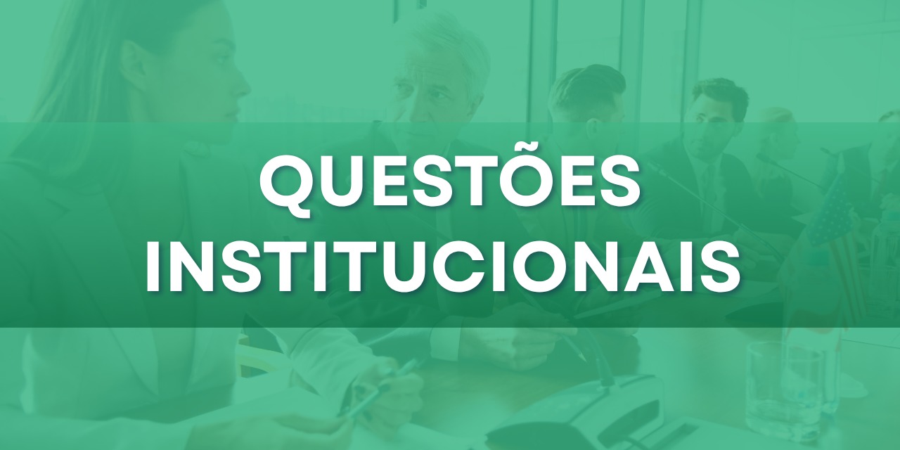 Questões institucionais, clique aqui